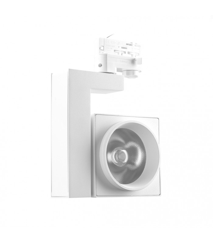 Foco Carril Trifásico NOXOR 35W 2720LM 38º Blanco