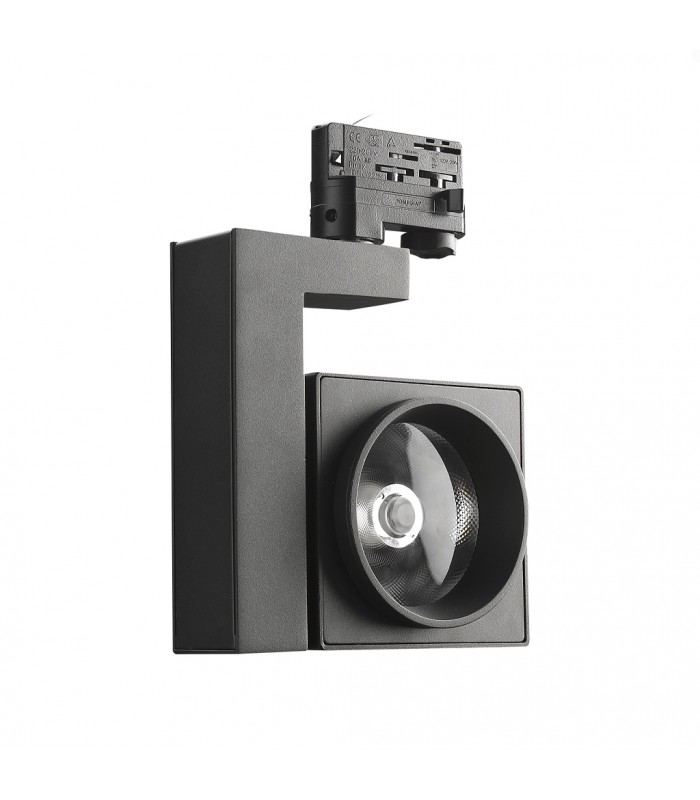 Foco Carril Trifásico NOXOR 35W 2720LM 38º Negro