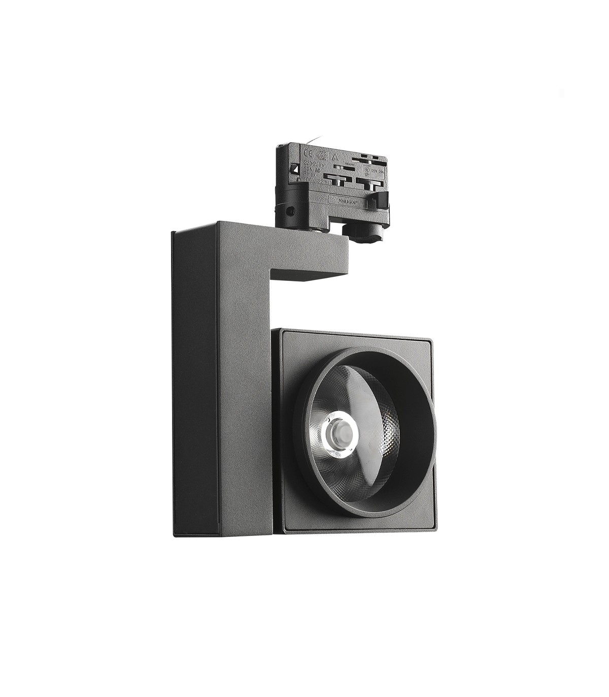 Foco Carril Trifásico NOXOR 35W 2720LM 38º Negro