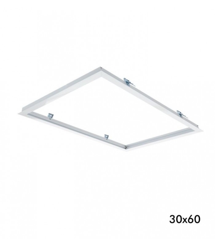 Marco para Empotrar Panel 30x60cm Blanco