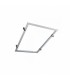 Marco para Empotrar Panel 30x60cm Blanco