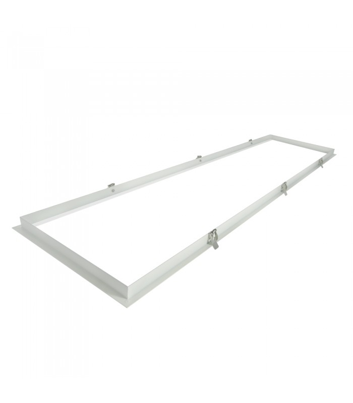 Marco para Empotrar Panel 30x120cm Blanco