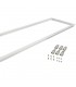 Marco para Empotrar Panel 30x120cm Blanco