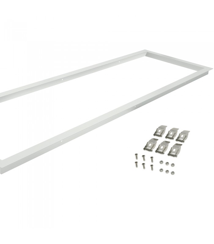 Marco para Empotrar Panel 30x120cm Blanco