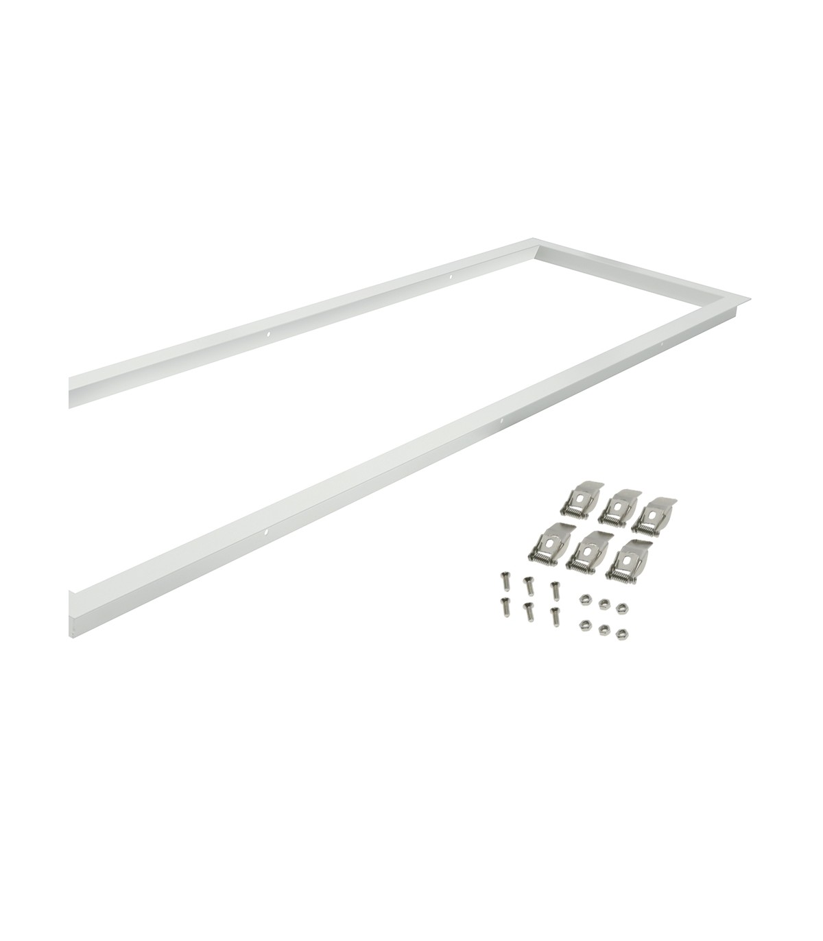 Marco para Empotrar Panel 30x120cm Blanco