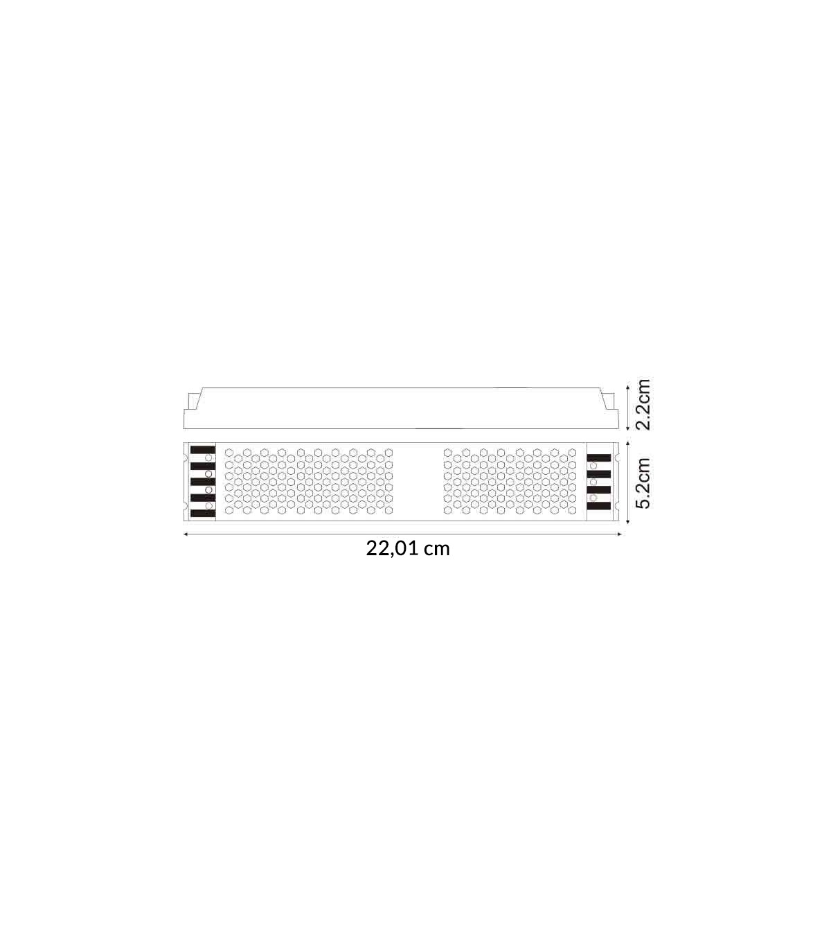 Fuente Alimentación SLIM 400W (DC24V) 16.6A IP44