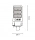 Farola Led solar HYBRID 160W/16W 6000Lm 140ºX75º IP65 CCT