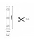 Tira Led COBPOINT 10W/m 1100Lm 220VDC IP65 -50 Metros-