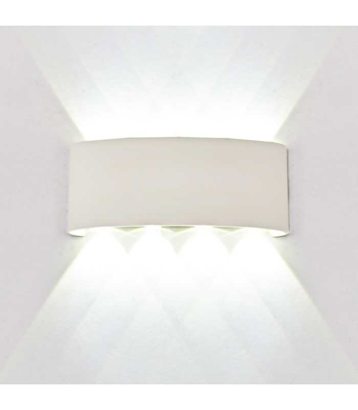 Aplique LED Exterior ARCS 8W 830Lm IP54 Blanco
