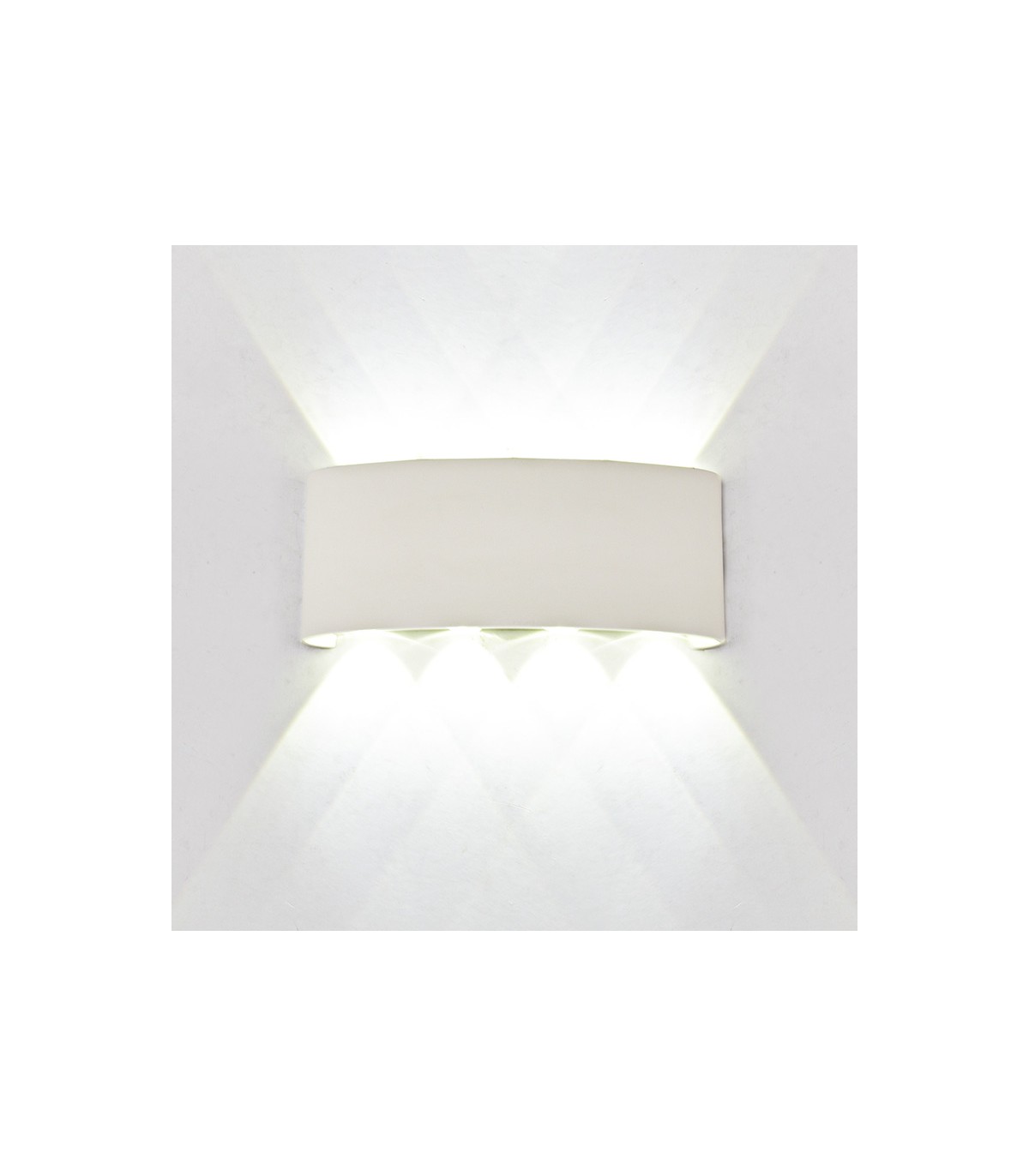 Aplique LED Exterior ARCS 8W 830Lm IP54 Blanco