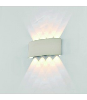 Aplique LED Exterior ARCS 8W 830Lm IP54 Blanco