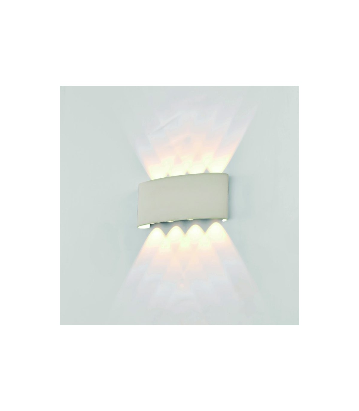 Aplique LED Exterior ARCS 8W 830Lm IP54 Blanco