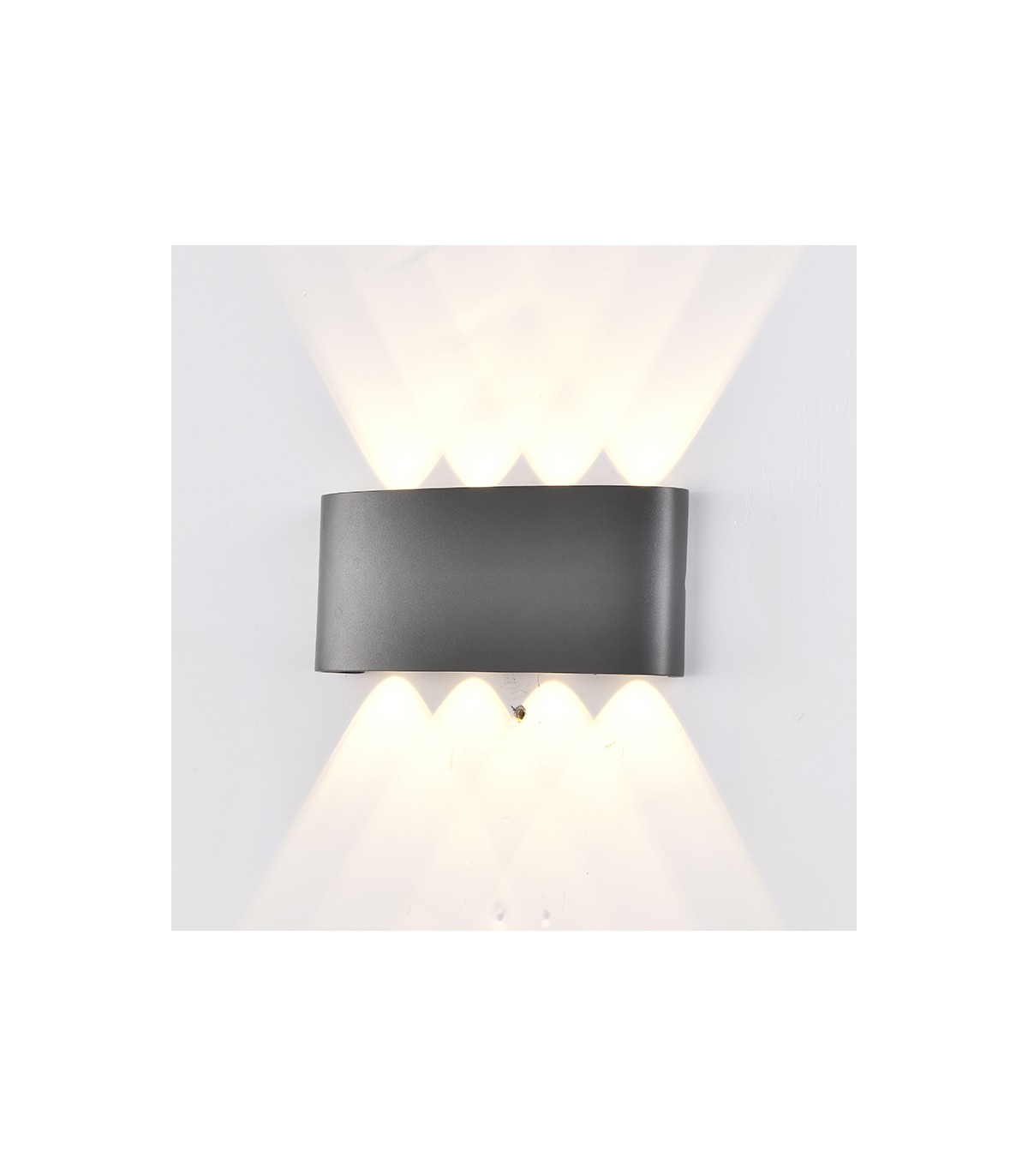 Aplique LED Exterior ARCS 8W 830Lm IP54 Antracita