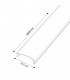 Rollo Difusor Opal Microprismático Para Perfil Ancho 12,5Mm -30 Metros-