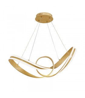 Lámpara Colgante STELAR MADERA 110W 11000Lm CCT