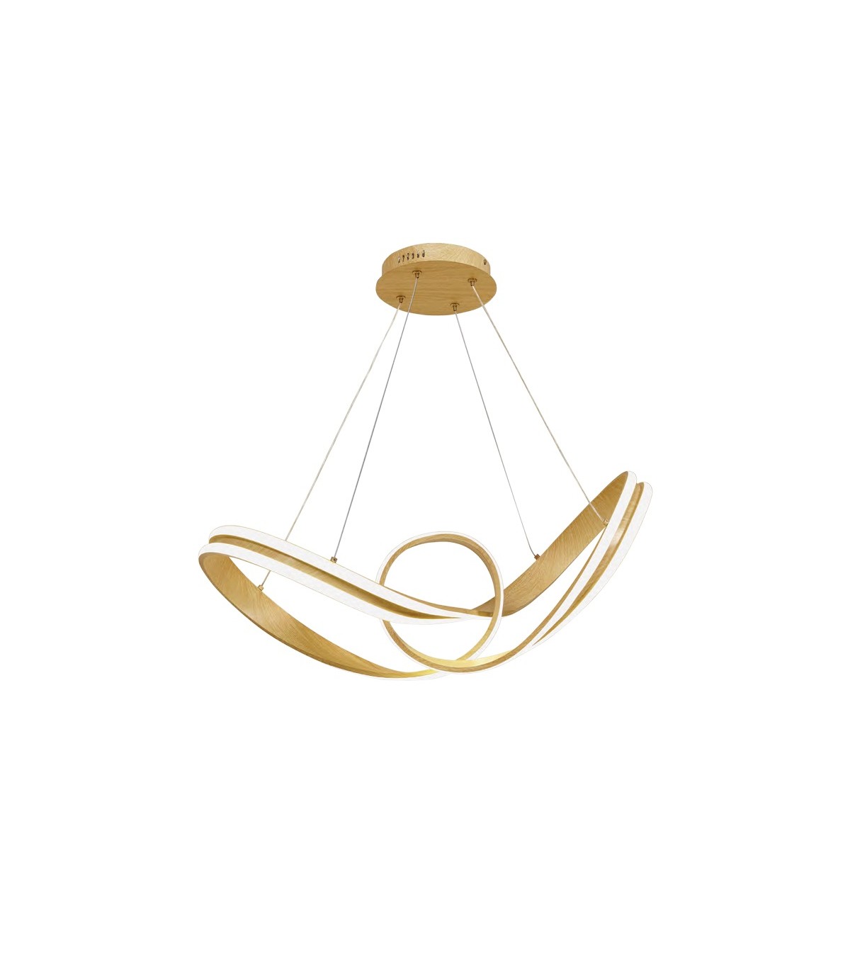 Lámpara Colgante STELAR MADERA 110W 11000Lm CCT