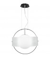 Lámpara Colgante ORB 1xE27 Blanco/Negro