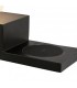 Aplique LED ZANIBAR 6W 470Lm IP20 Con Cargador Móvil por Inducción Negro