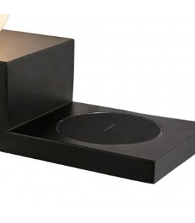 Aplique LED ZANIBAR 6W 470Lm IP20 Con Cargador Móvil por Inducción Negro