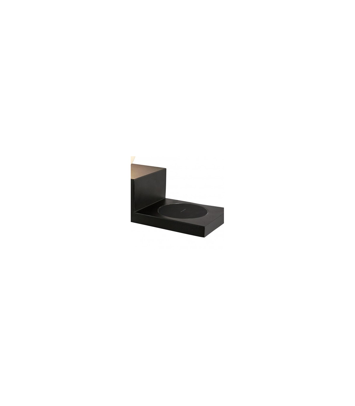 Aplique LED ZANIBAR 6W 470Lm IP20 Con Cargador Móvil por Inducción Negro