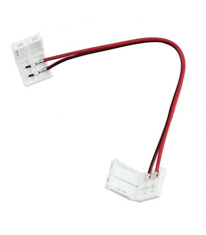 Ficha con cable para unir tiras de LED 8mm