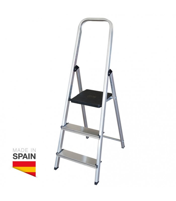 Escalera aluminio 3 peldaños Max. 150kg GSC