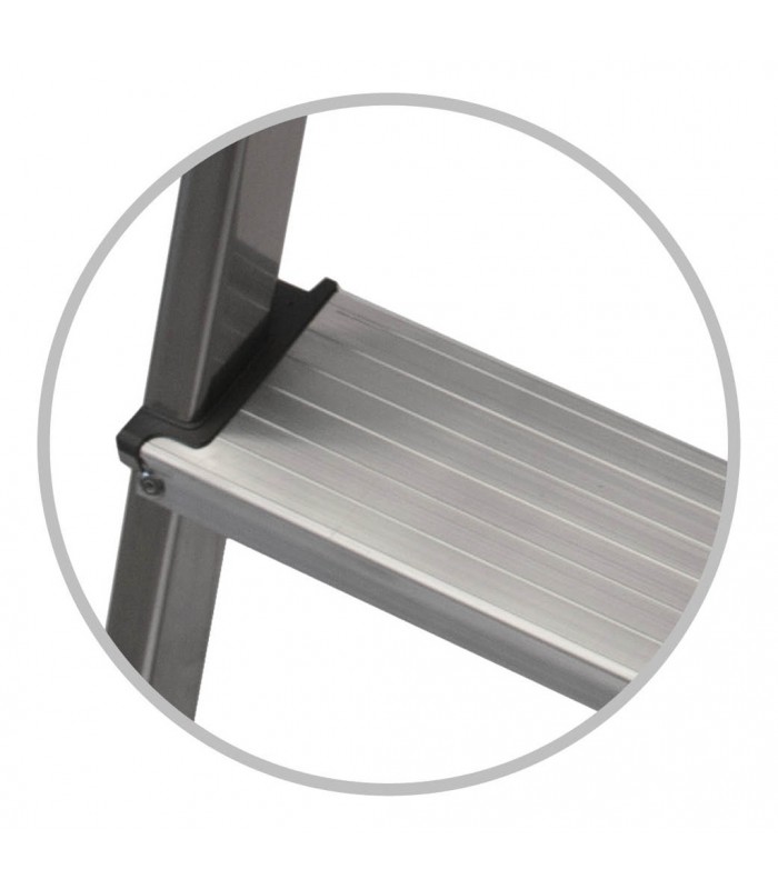 Escalera aluminio 4 peldaños Max. 150kg GSC