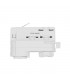 Adaptador para Carril Trifásico Blanco