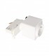 Base Schuko para Carril Trifásico Blanco
