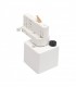 Base Schuko para Carril Trifásico Blanco