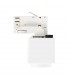 Base Schuko para Carril Trifásico Blanco