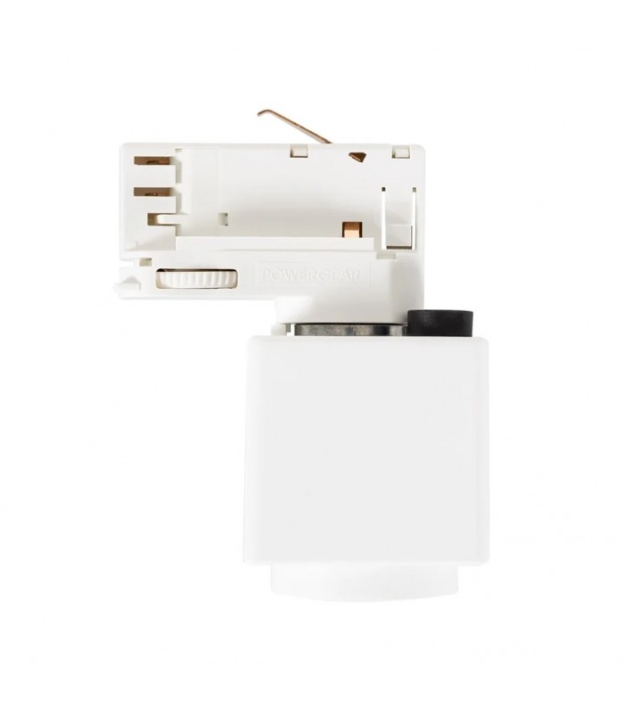 Base Schuko para Carril Trifásico Blanco