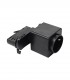 Base Schuko para Carril Trifásico Negro