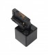 Base Schuko para Carril Trifásico Negro