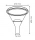 Farola LED Series NOVAS 60W 6900Lm 150º IP65