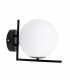 Aplique de Pared Aimee 1xE27 Negro
