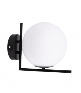 Aplique de Pared Aimee 1xE27 Negro
