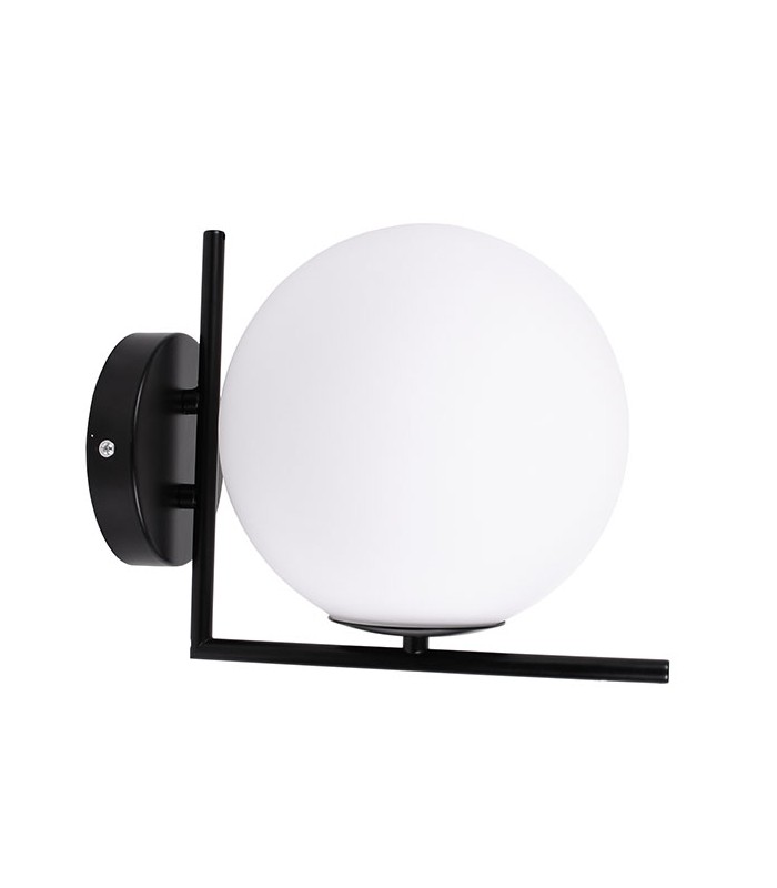 Aplique de Pared Aimee 1xE27 Negro