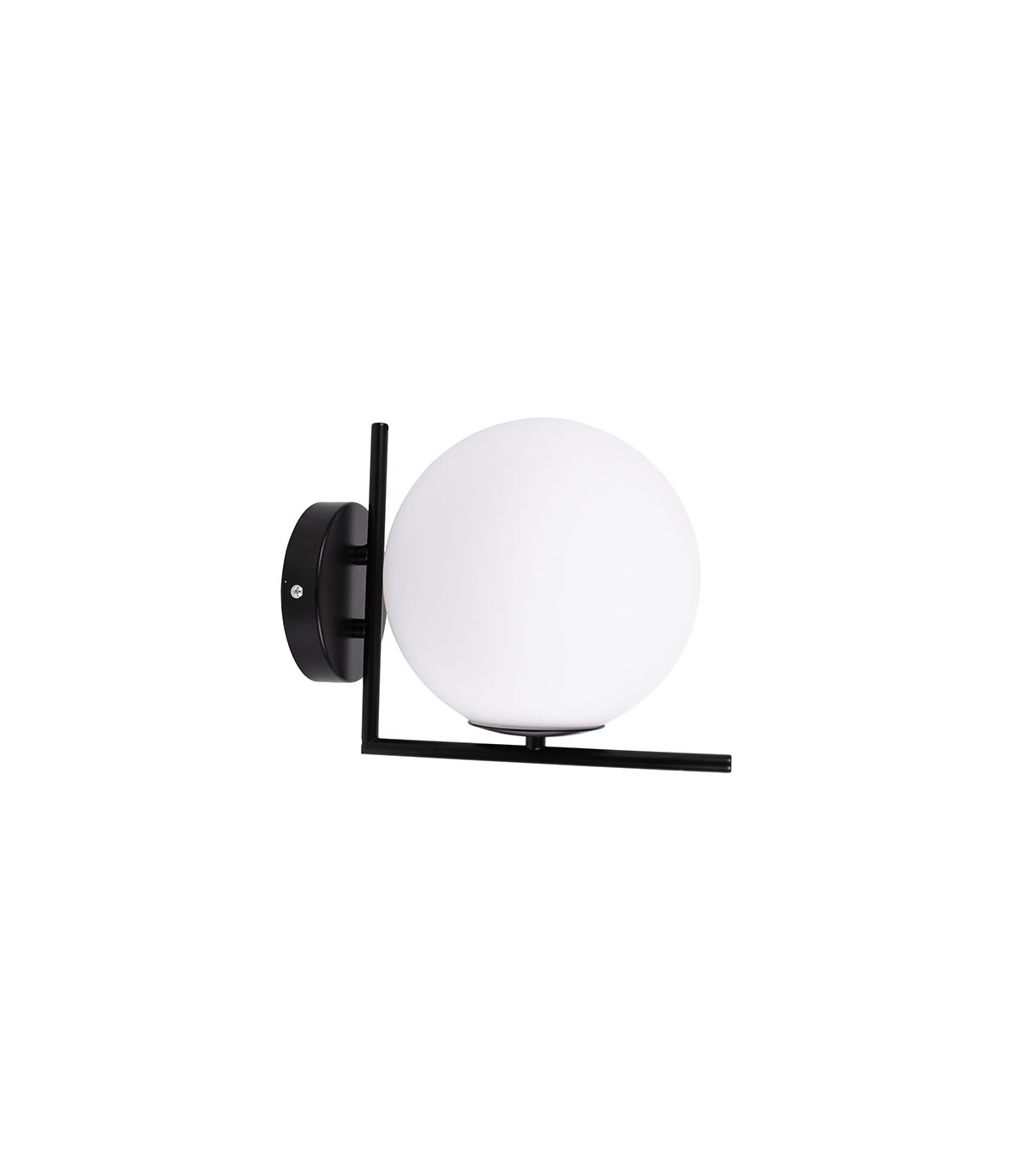 Aplique de Pared Aimee 1xE27 Negro