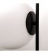 Aplique de Pared Aimee 1xE27 Negro