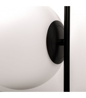 Aplique de Pared Aimee 1xE27 Negro