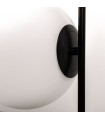 Aplique de Pared Aimee 1xE27 Negro