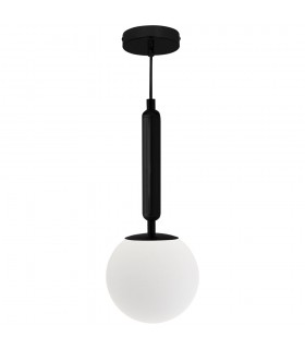 Lámpara Colgante Aimee 1xE27 Negro