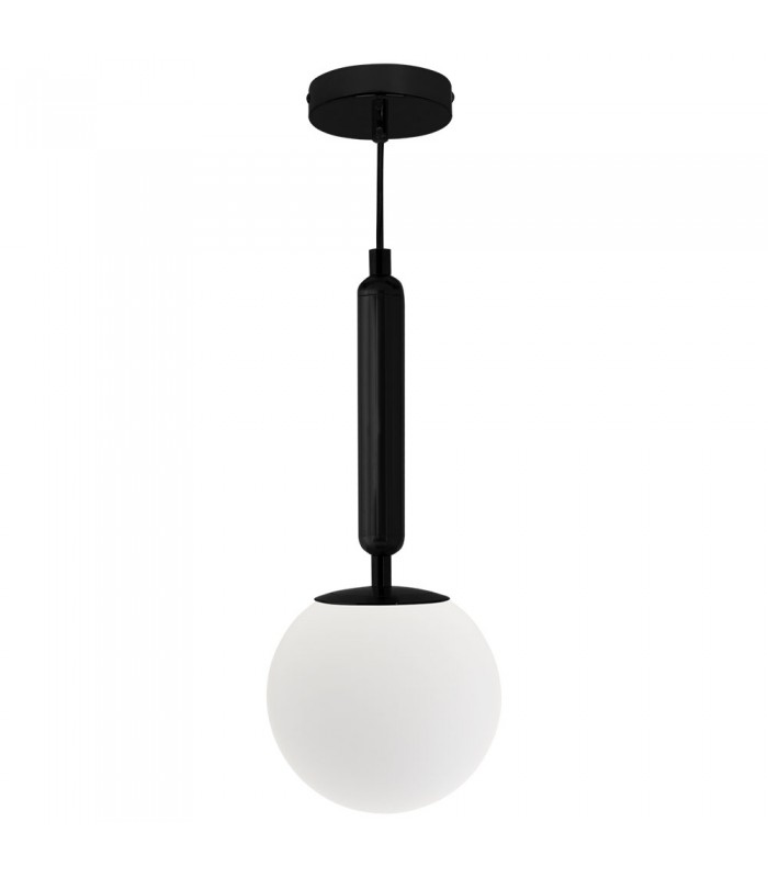Lámpara Colgante Aimee 1xE27 Negro