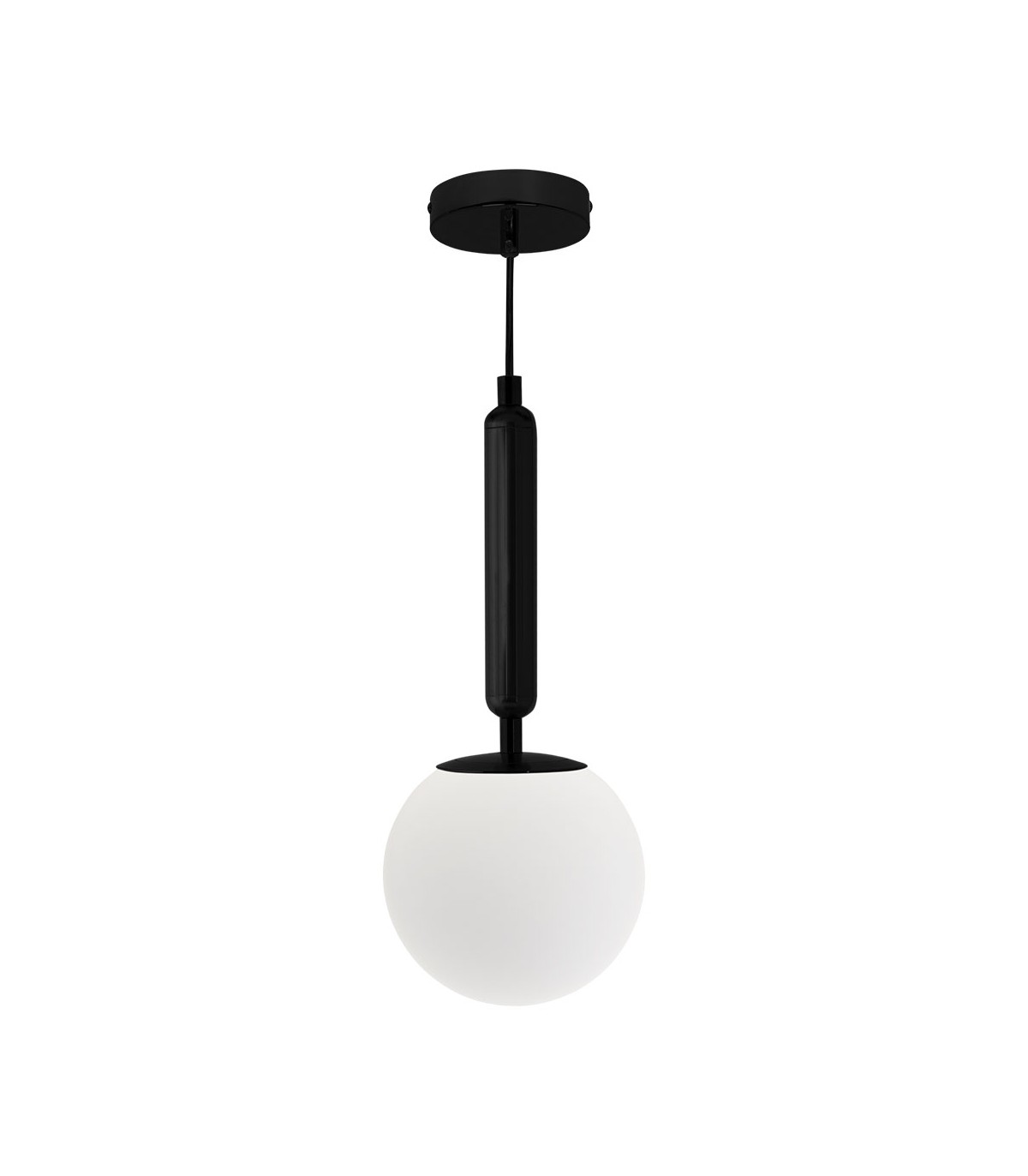 Lámpara Colgante Aimee 1xE27 Negro