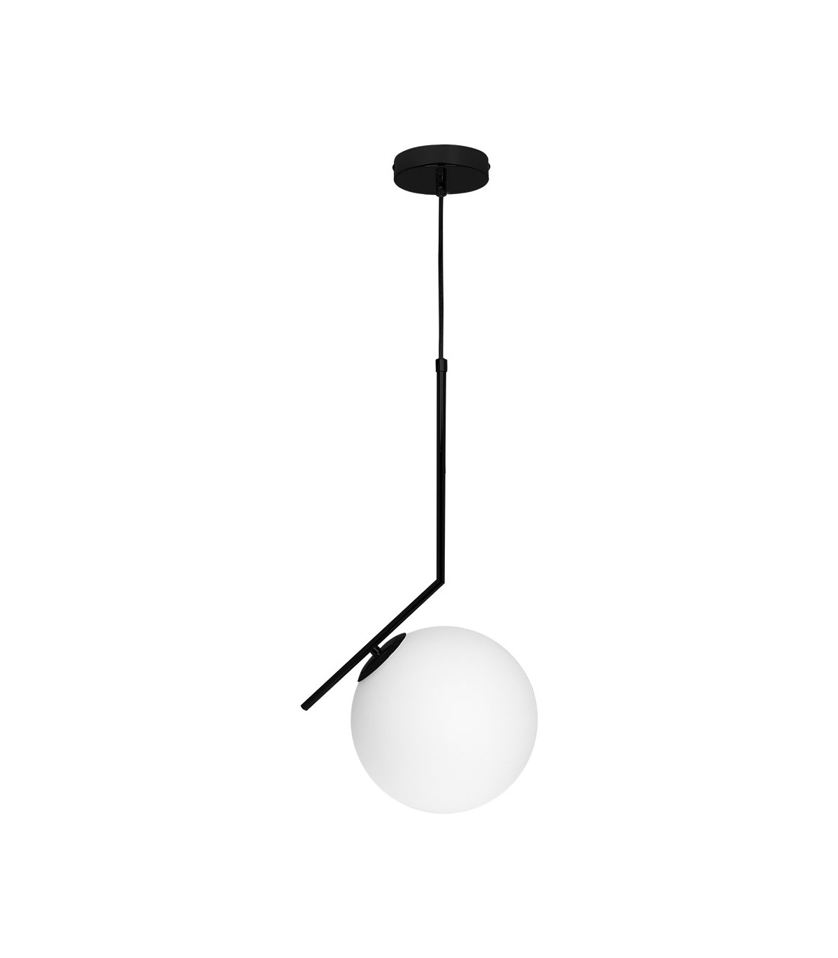 Lámpara Colgante Aimee 1xE27 Negro REGx320mm