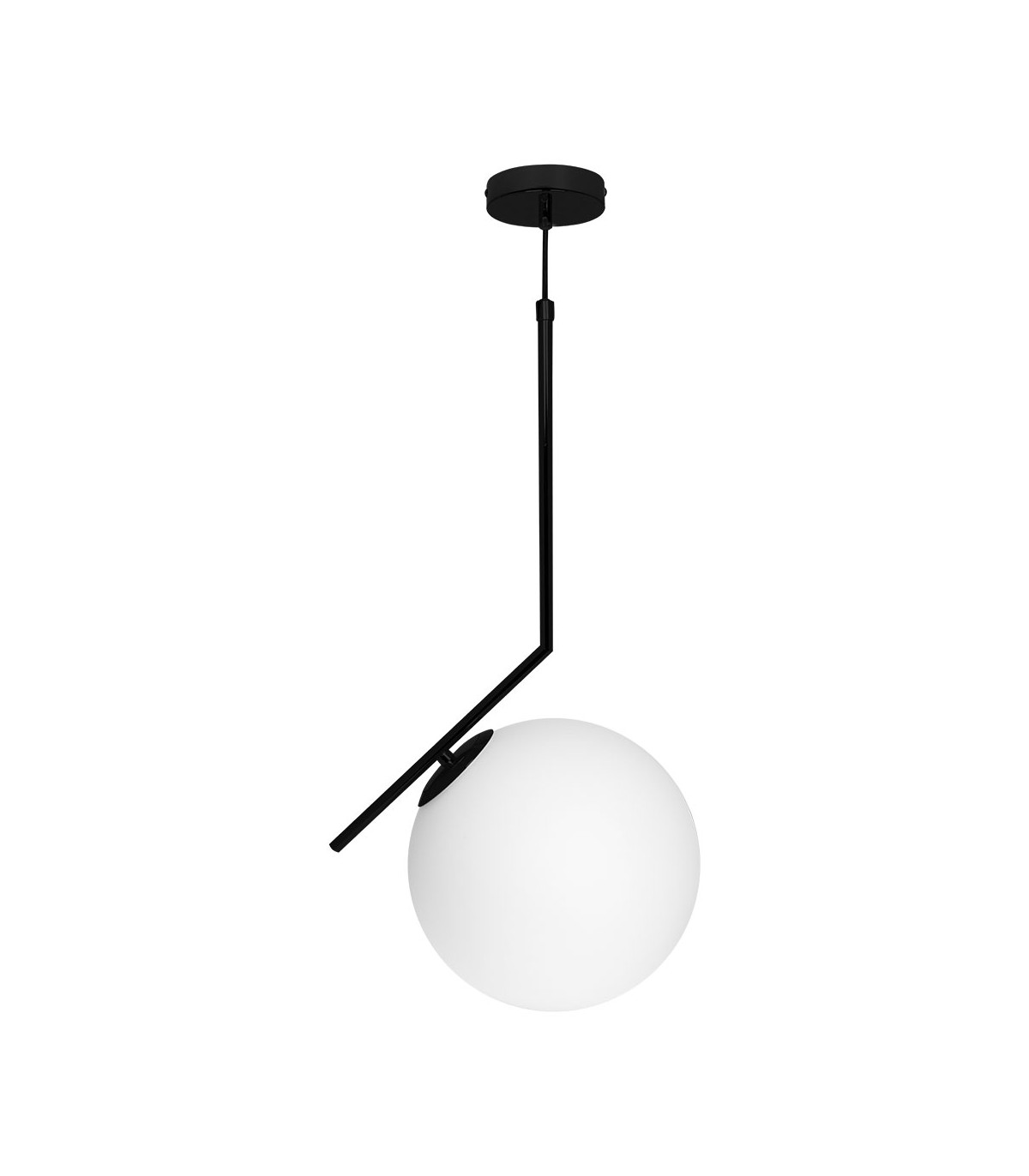 Lámpara Colgante Aimee 1xE27 Negro REGx440mm