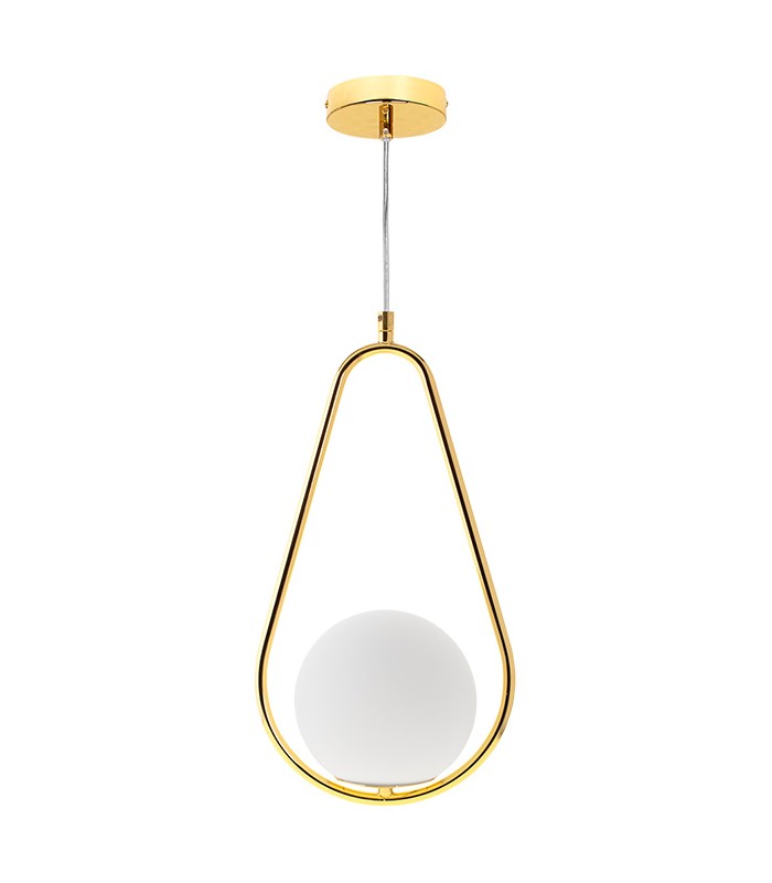Lámpara Colgante Aimee Pera 1xE27 Oro