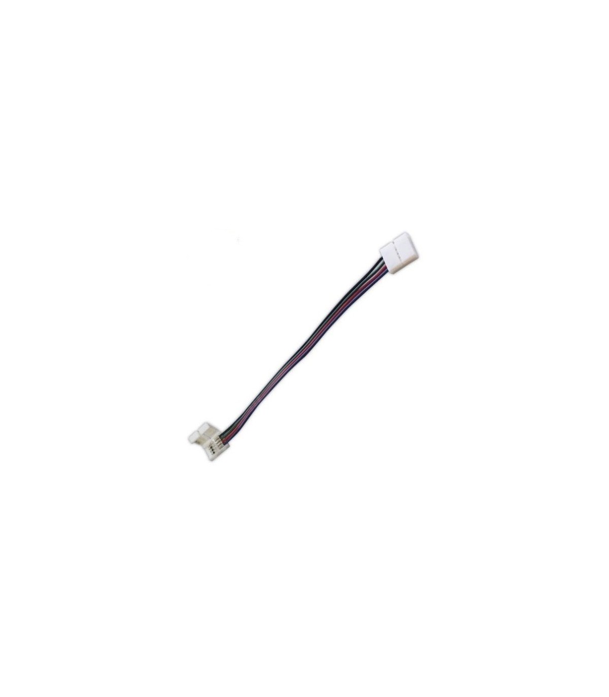 Ficha con cable para unir tiras de LED 10mm RGB