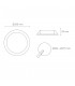 Downlight Led BOXSTER 30W 3200LM IP20 Redondo Blanco